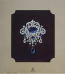 Design of a Brooch with 5 Sapphires JROQL - Hermitage